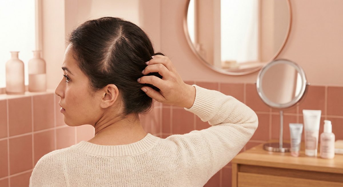 Alopecia androgenetica feminina: sinais iniciais