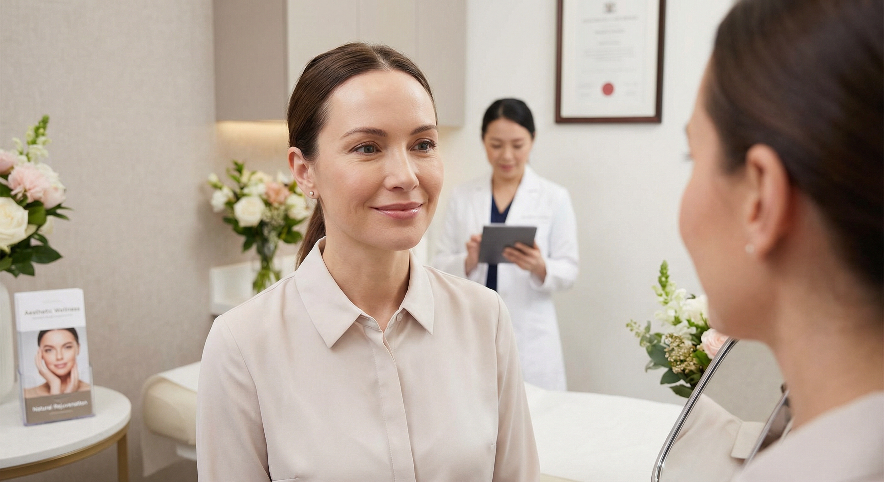 Botox feminino para suavizar linhas de expressão com naturalidade