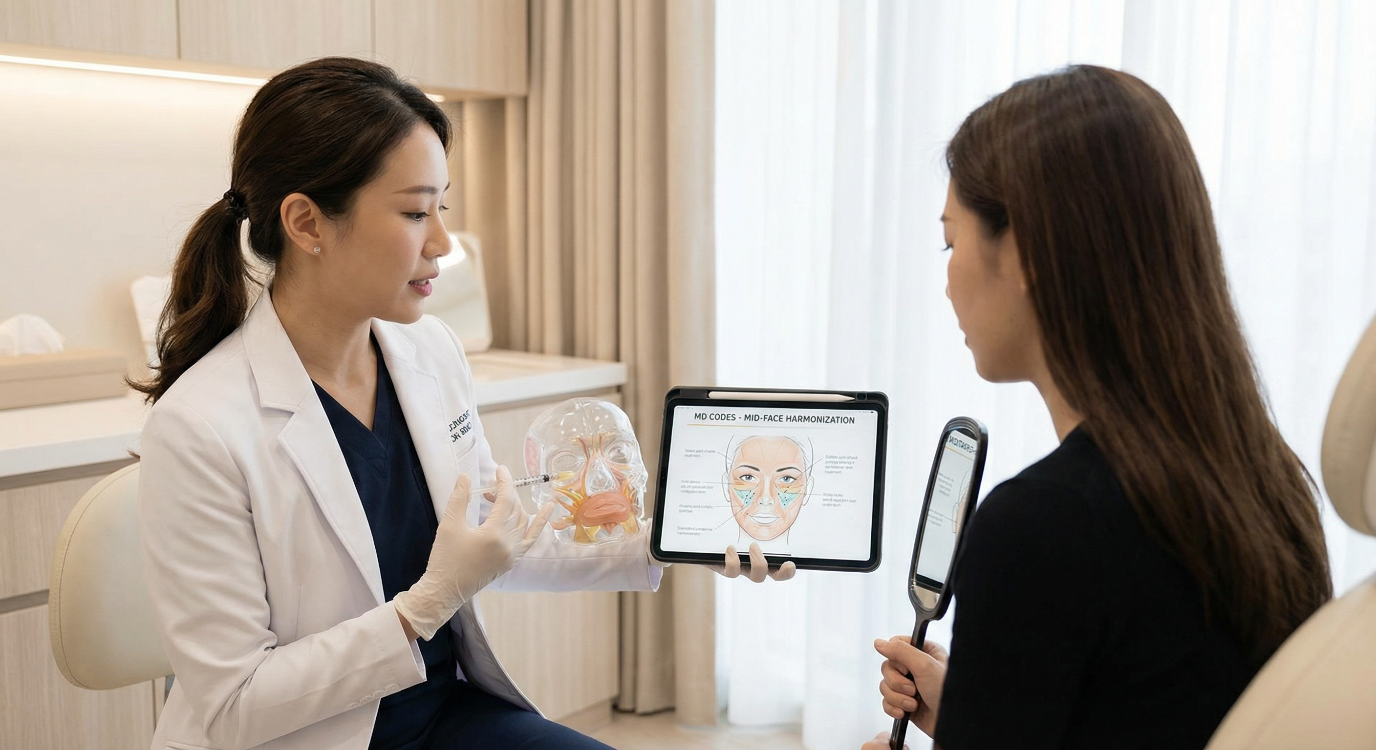 MD Codes para 1/3 médio do rosto