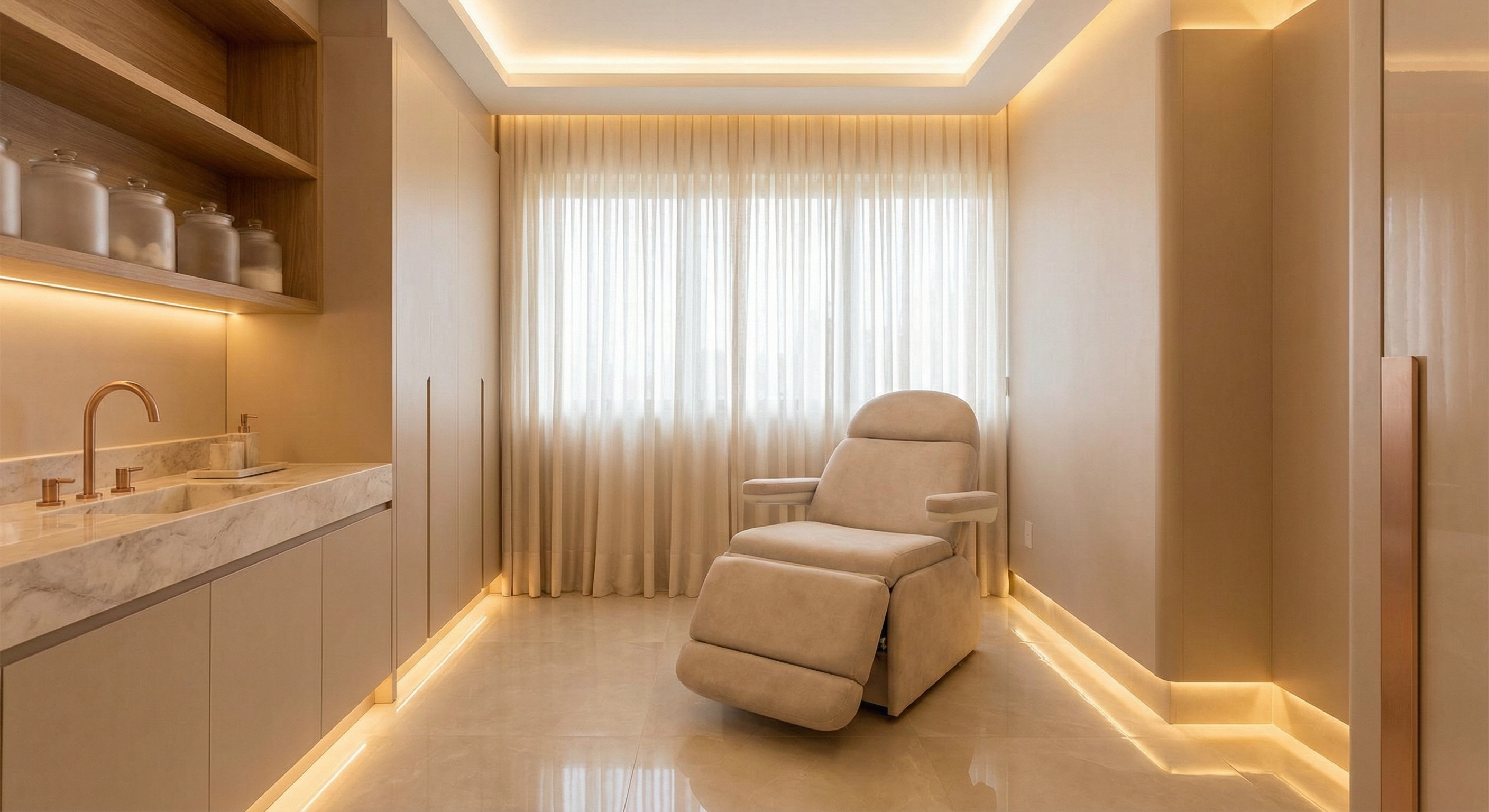 Preenchimento facial com ácido hialurônico para volume e contorno