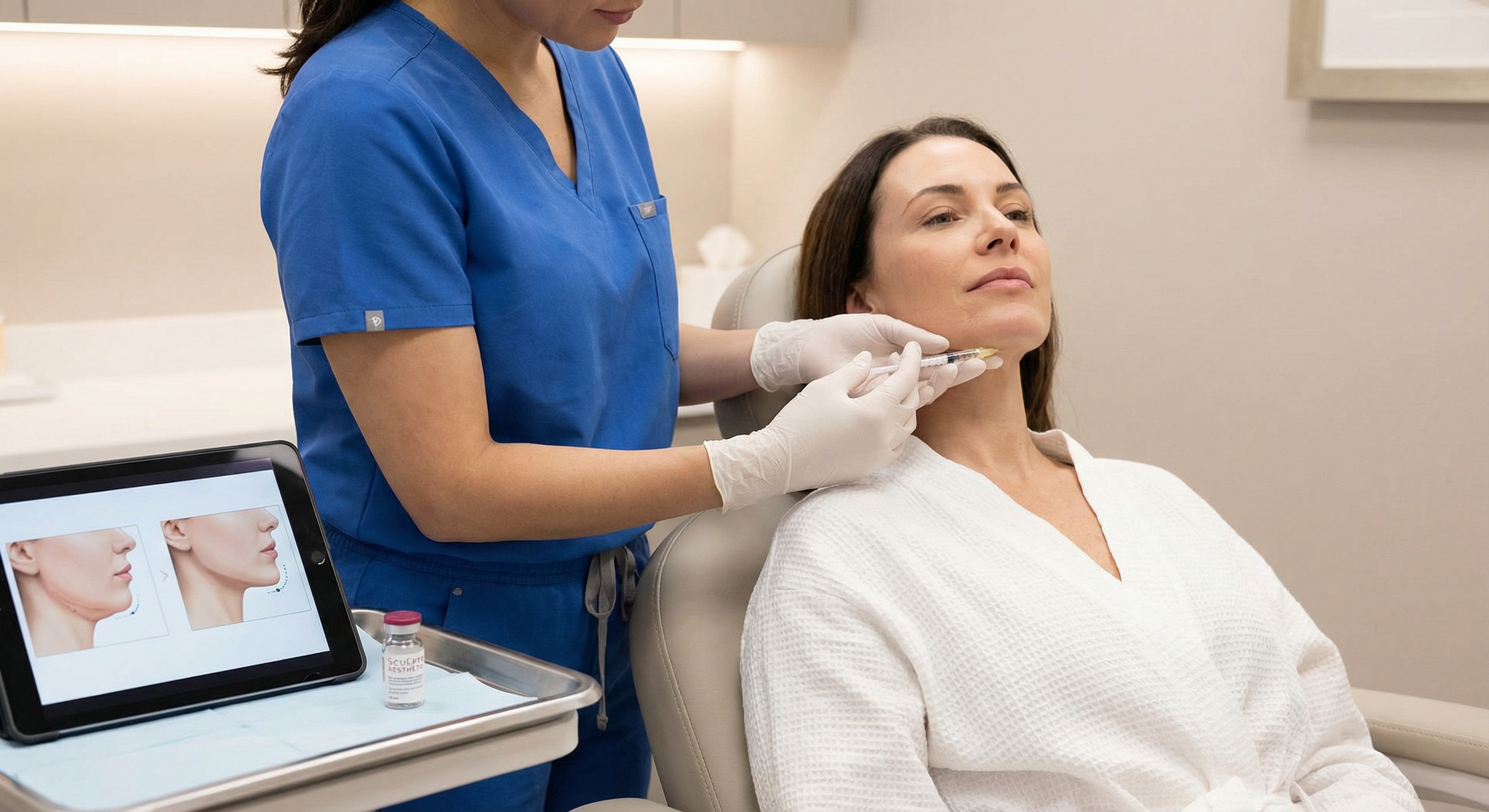 Sculptra para papada e pescoço