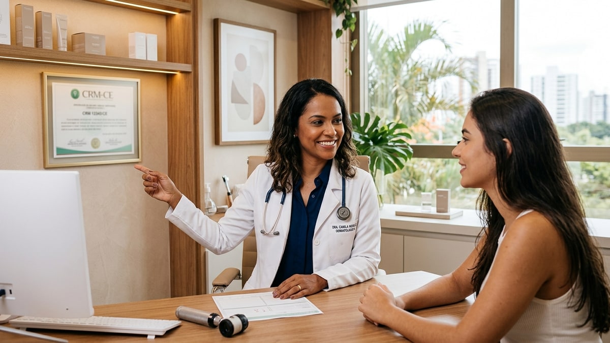Como escolher um dermatologista em Fortaleza