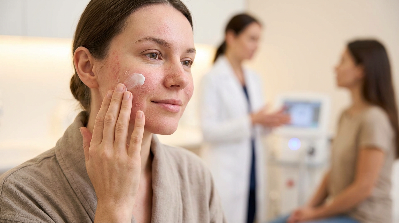 Laser CO2 para cicatriz de acne: cuidados no pós-procedimento