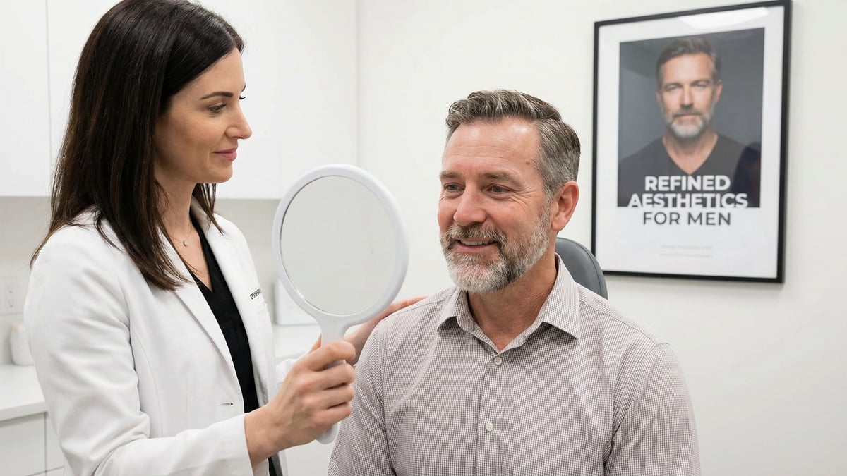 Botox masculino para linhas de expressão com resultado natural