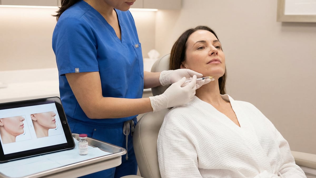 Sculptra para papada e pescoço