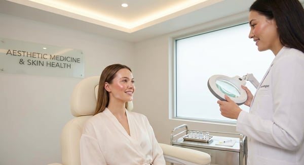 Hidratação injetável com skinbooster para viço da pele